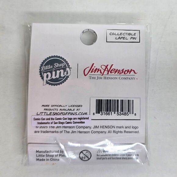SDCC 2025 Comic Con Exclusive Little Shop Of Pins Jim Henson Enamel Pin IN HAND - Picture 3 of 3